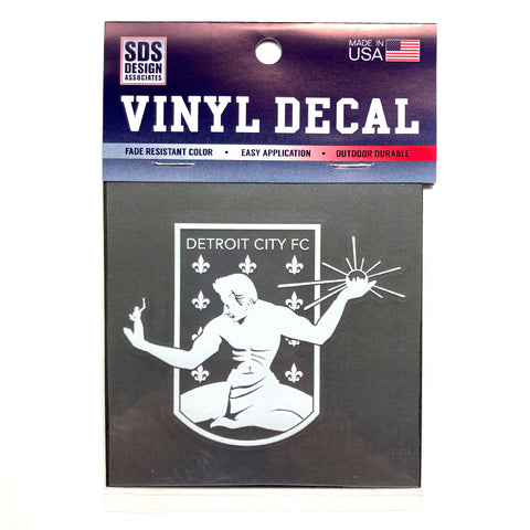 DCFC Decal - Crest - White