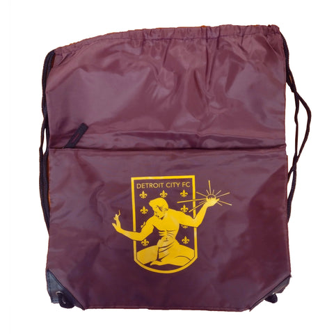 DCFC Crest Drawstring Bag - Maroon