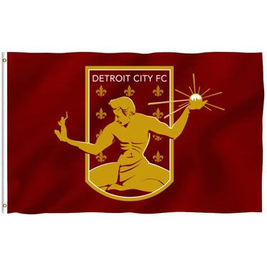 DCFC Flag- Maroon Crest