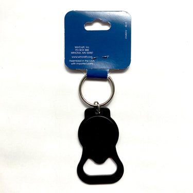 DCFC Keychain Bottle Opener - Crest - Black