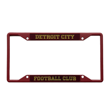 DCFC License Plate Frame- Maroon