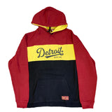DCFC Longhand Block Hoodie - Maroon / Gold / Black