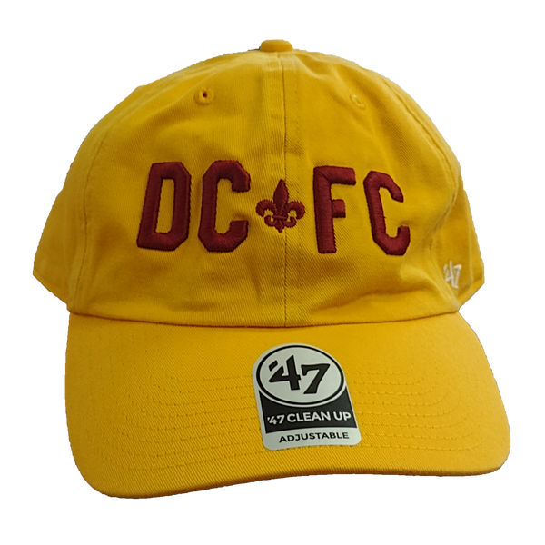 DCFC 47 Brand Chain Shot Snapback Hat- Grey/Maroon