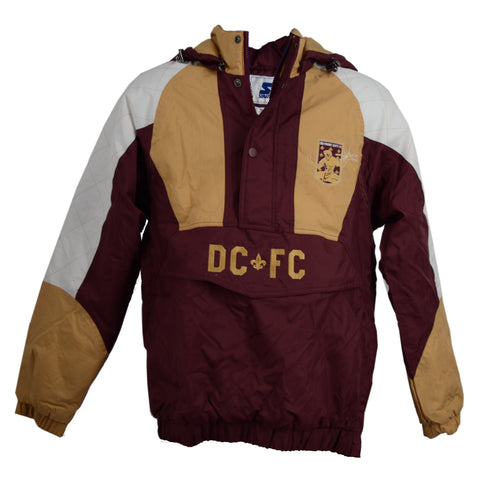 DCFC Starter Pullover Jacket- Maroon/Gold/White