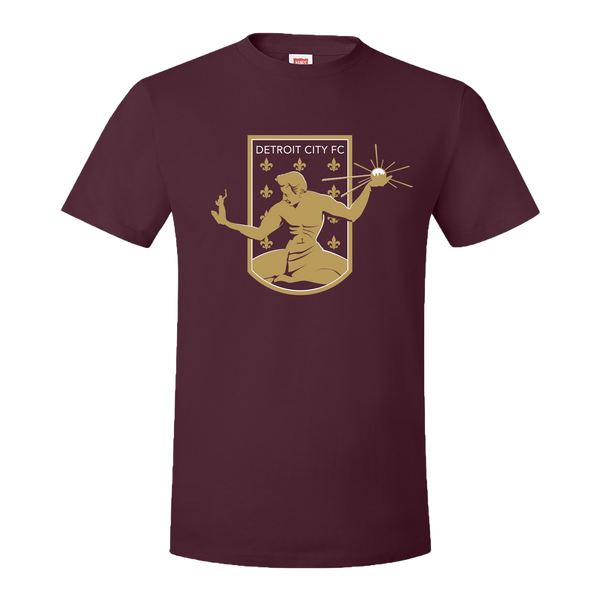 DCFC Friendly Stout Long Sleeve Youth Tee- Maroon – Detroit City Football  Club Store