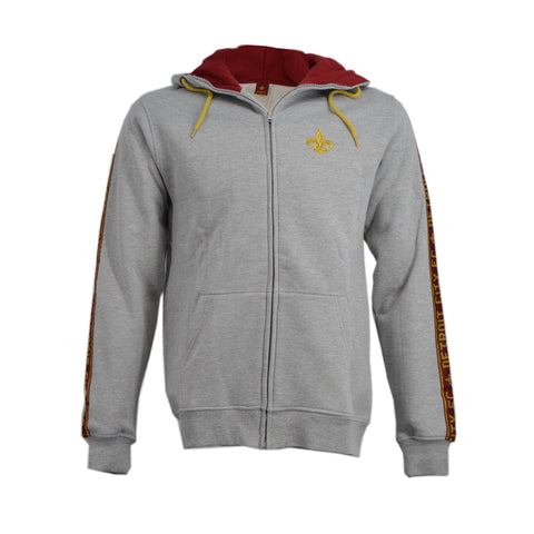 DCFC Full Zip Tape Men's Hoodie- Grey